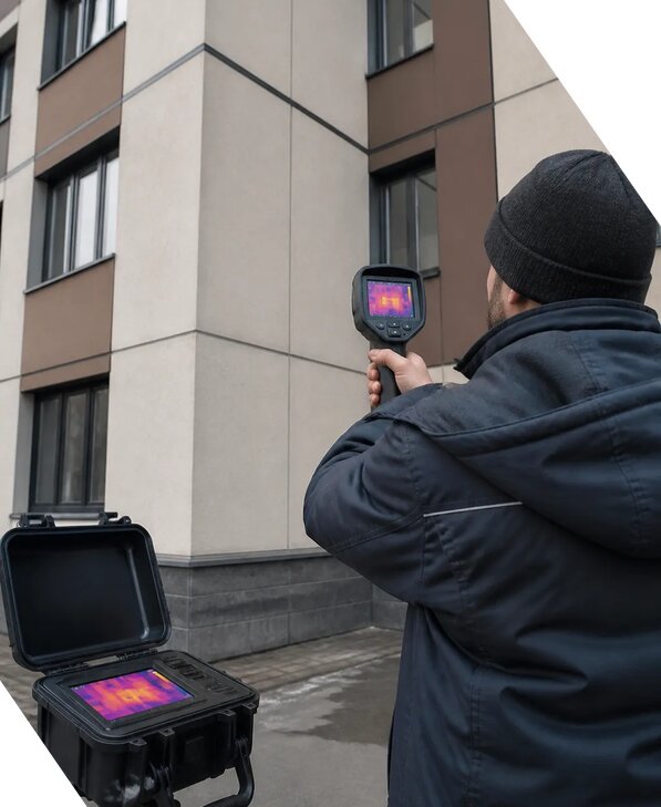 Тепловизионное обследование зданий и сооружений в Ахтубинске